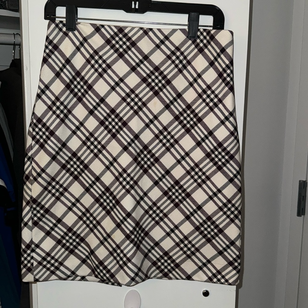 Plaid work skirt
